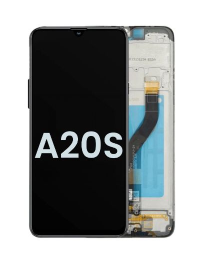 Picture of LCD Assembly with Frame for Galaxy A20s (A207 / 2019) (Premium)