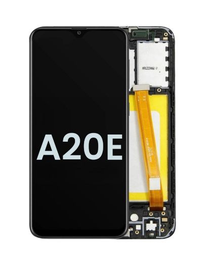 Picture of LCD Assembly with Frame for Galaxy A20E (A202 / 2019) (Service Pack)