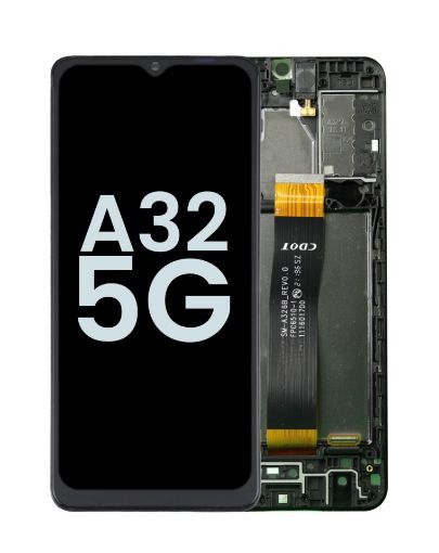 Picture of LCD Assembly with Frame for Galaxy A32 5G (A326 B / F / M / 2021) (International Dual Sim) (Service Pack)