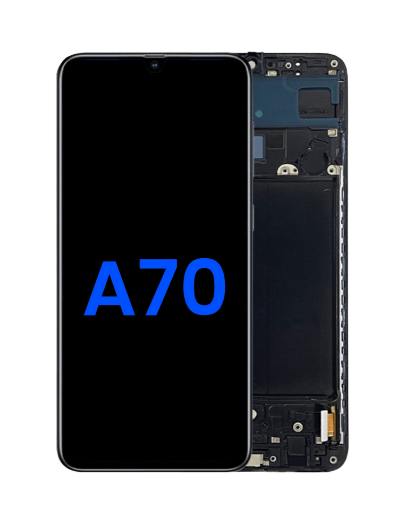 Picture of LCD Assembly with Frame for Galaxy A70 (A705 / 2019) (Without Fingerprint Scanner) (Aftermarket Incell)