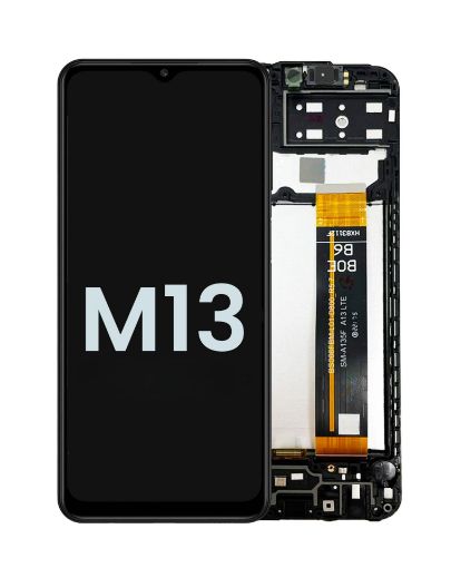 Picture of LCD Assembly with Frame for Galaxy M13 4G (M135 / 2022) (Service Pack)