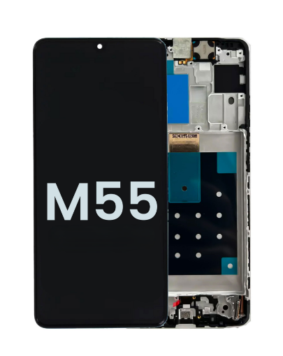Picture of LCD Assembly with Frame for Galaxy M55 5G (M556 / 2024) (Service Pack)