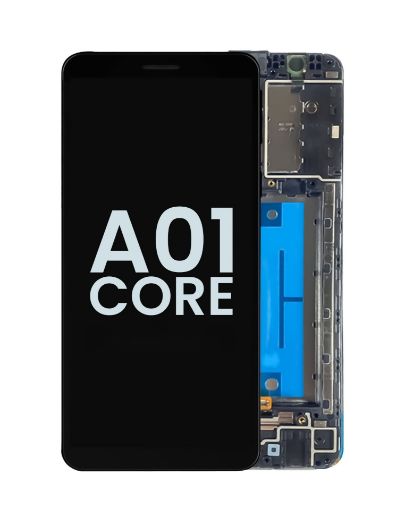 Picture of LCD Assembly with Frame for Galaxy A01 Core (A013 / 2020) (Service Pack)