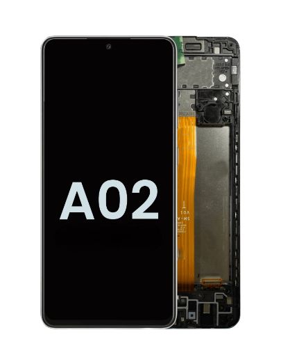 Picture of LCD Assembly with Frame for Galaxy A02 (A022 / 2020) (Premium)