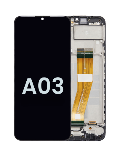 Picture of LCD Assembly with Frame for Galaxy A03 (A035F / 2021) (Service Pack)