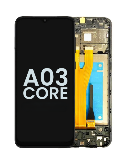 Picture of LCD Assembly with Frame for Galaxy A03 Core (A032 / 2021) (Service Pack)