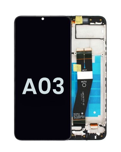 Picture of LCD Assembly with Frame for Galaxy A03 (A035G / 2021) (Service Pack)