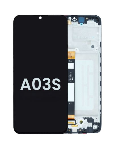 Picture of LCD Assembly with Frame for Galaxy A03s (A037U / 2021) (Single Sim TYPE-C) (Service Pack)