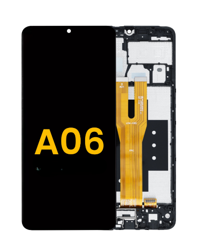 Picture of LCD Assembly with Frame for Galaxy A06 (A065 / 2024) (BLACK) (Premium)