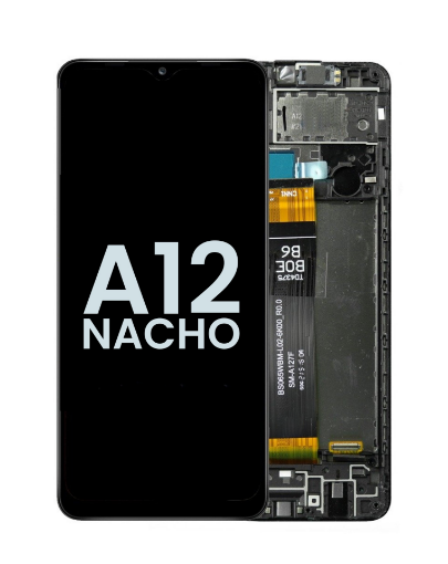 Picture of LCD Assembly with Frame for Galaxy A12 Nacho (A127 / 2021) (Service Pack)