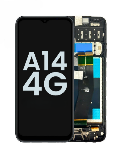 Picture of LCD Assembly with Frame for Galaxy A14 4G (A145P / A145R / 2023) (Service Pack)