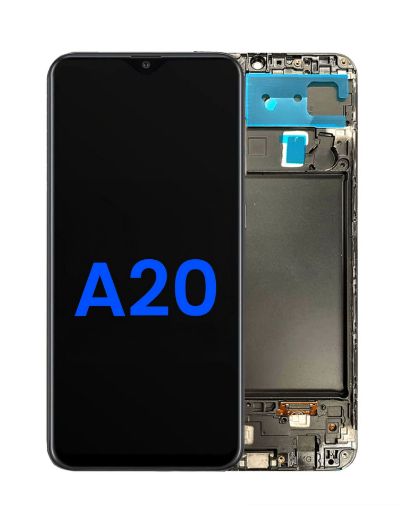 Picture of LCD Assembly with Frame for Galaxy A20 (A205U / 2019) (Aftermarket Incell)