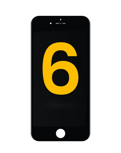 Picture of LCD Assembly for iPhone 6 (Black) (Service Pack)
