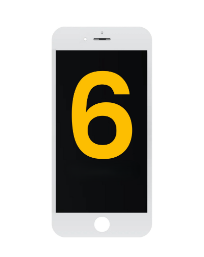 Picture of LCD Assembly for iPhone 6 (White) (Premium)