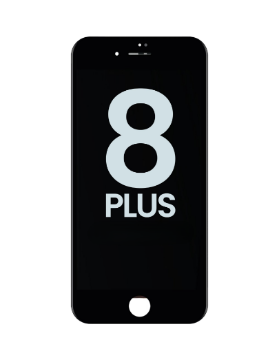Picture of LCD Assembly for iPhone 8 Plus (Black) (Service Pack)