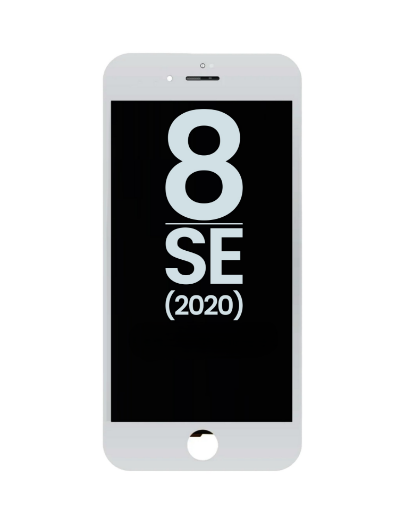 Picture of LCD Assembly for iPhone SE (2020) / 8 (Silver) (Service Pack)