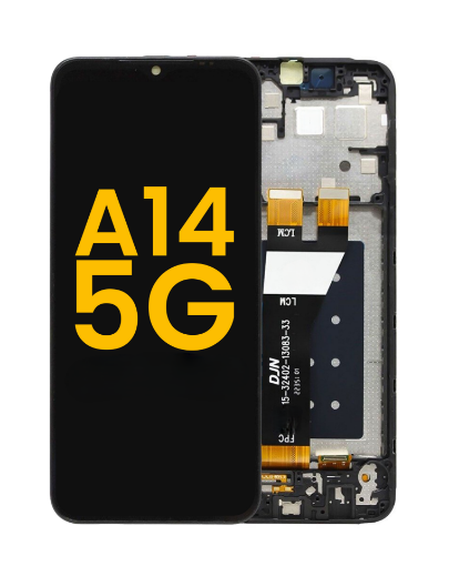 Picture of LCD Assembly with Frame (BLACK) for Galaxy A14 5G (A146U / 2023) (Premium)