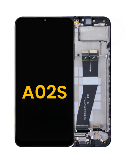 Picture of LCD Assembly with Frame (International Version / Dual Sim) for Galaxy A02s (A025F / 2020) (Premium)