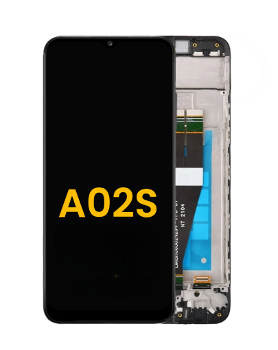 Picture of LCD Assembly with Frame (US Version / Single Sim) for Galaxy A02s (A025U / 2020) (Premium)