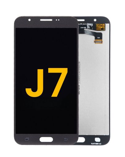 Picture of LCD Assembly for Galaxy J7 (J727 / 2017) (SILVER) (Premium)