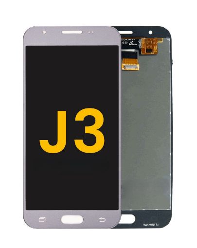 Picture of LCD Assembly for Galaxy J3 (J327 / 2017) (SILVER) (Premium)