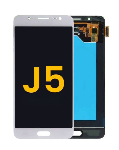 Picture of LCD Assembly for Galaxy J5 (J510 / 2016) (WHITE) (Premium)