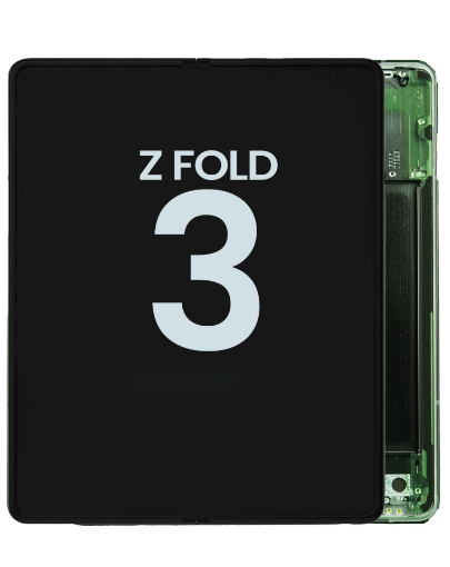 Picture of Inner OLED Assembly with Frame for Galaxy Z Fold 3 F926 (PHANTOM GREEN) (US and International) (Service Pack)