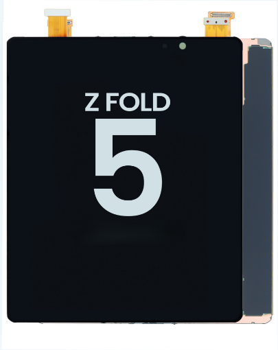 Picture of Inner OLED Assembly without Frame for Galaxy Z Fold 5G F900 (COSMOS BLACK) (US Version) (Service Pack)