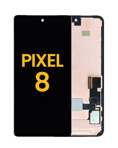 Picture of OLED Assembly with Frame for Google Pixel 8 (With Fingerprint Sensor) (Premium)