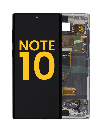 Picture of OLED Assembly with Frame for Galaxy Note 10 N970 (AURA GLOW) (Premium)