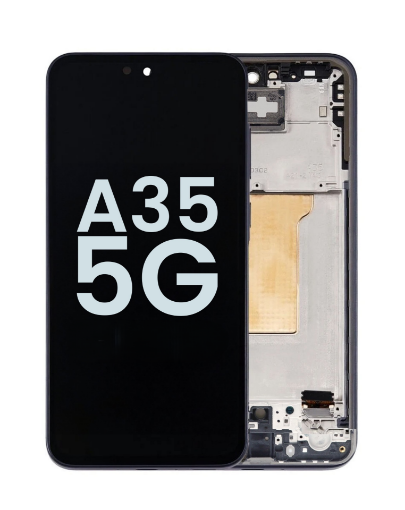 Picture of OLED Assembly with Frame for Galaxy A35 5G (A356 / 2024) (AWESOME NAVY) (Service Pack)